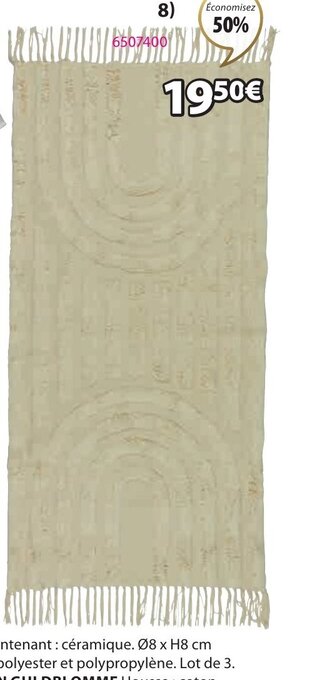 JYSK Tapis tretorn offre