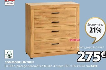 JYSK Commode lintrup offre