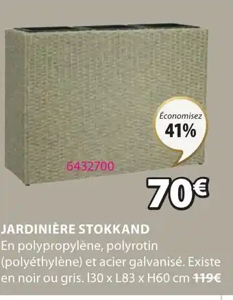JYSK Jardinière stokkand offre