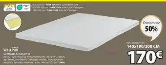 JYSK Surmatelas gold T45 offre