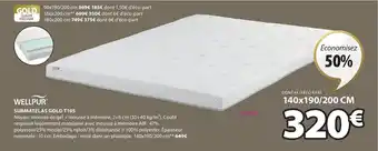 JYSK Surmatelas Gold T105 offre