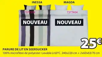 JYSK Parure de lit en seersucker offre