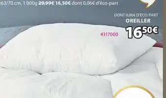 JYSK Oreiller offre