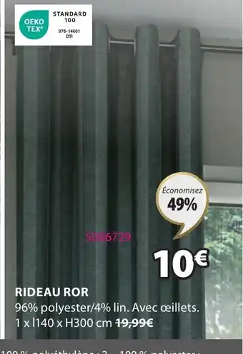 JYSK Rideau ror offre