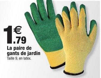 Bazarland La Paire de gants de jardin offre