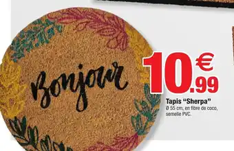 Bazarland Tapis sherpa offre