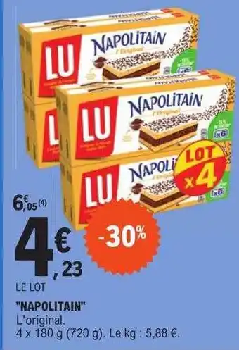 E.Leclerc Offre "napolitain" chez e leclerc offre
