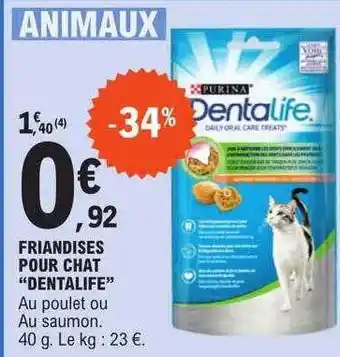 E.Leclerc Friandises pour chat offre