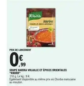 E.Leclerc Soupe harira volaille et épices orientales offre