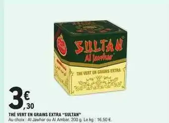E.Leclerc Thé vert en grains extra offre