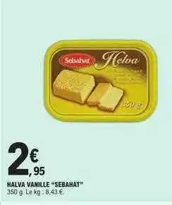 E.Leclerc Halva vanille offre