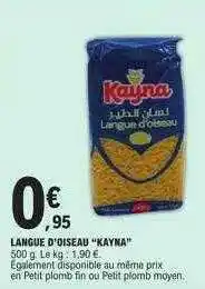 E.Leclerc Langue d'oiseau offre