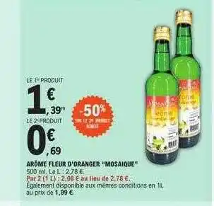 E.Leclerc Arôme fleur d'oranger offre