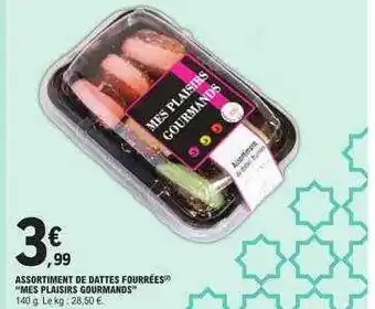E.Leclerc Assortiment de dattes fourrées offre