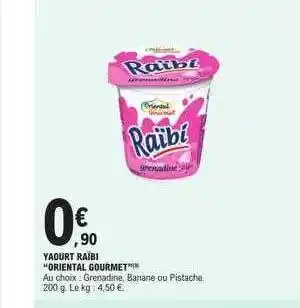 E.Leclerc Yaourt raïbi offre