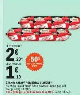 E.Leclerc Cachir halal offre