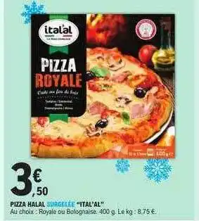 E.Leclerc Pizza halal surgelée offre