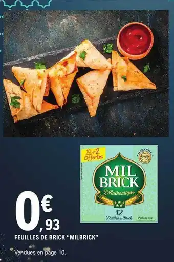 E.Leclerc Feuilles de brick offre