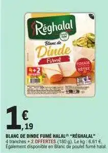 Blanc de dinde fumé halal