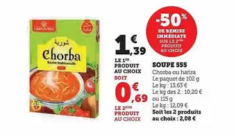 Soupe 555