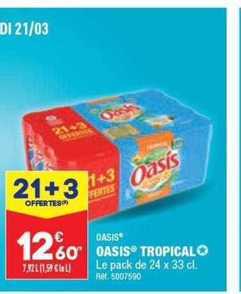 ALDI Oasis tropical offre
