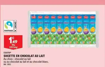 ALDI Sucette en chocolat au lait isaura offre