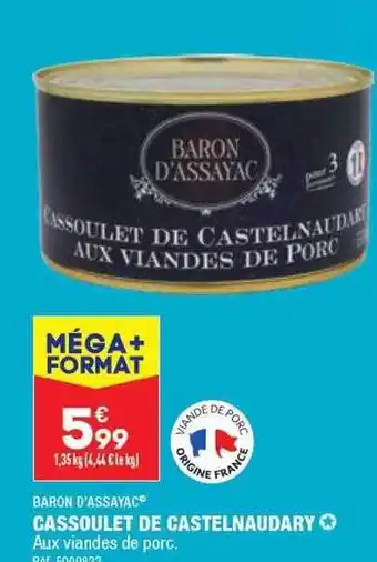 ALDI Cassoulet de castelnaudary baron d'assayac offre