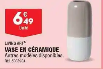 Vase en céramique living art
