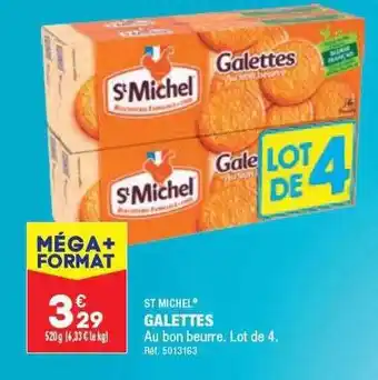 ALDI Galettes st michel offre