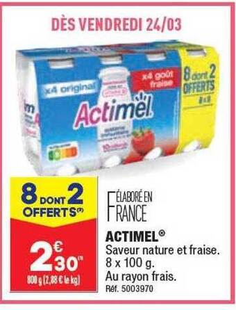ALDI Actimel offre