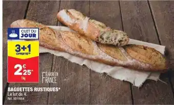 Baguettes rustiques