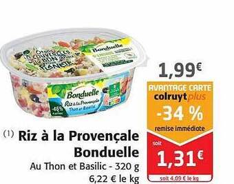 Colruyt Riz à la provençale bonduelle offre