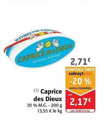 Colruyt Caprice des dieux offre
