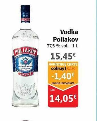 Colruyt Vodka poliakov offre