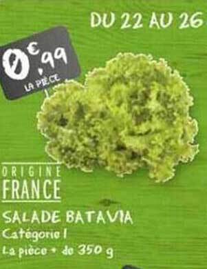 Salade batavia