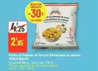 PoĂȘlĂ©e de pommes de terre et d'artichauts au romarin paolo regati
