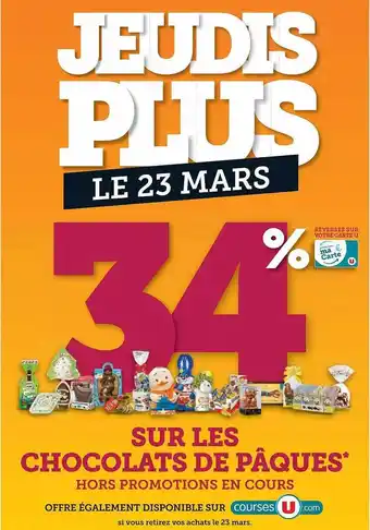 Hyper U Les chocolats de pâques offre