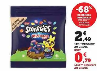 Hyper U Smarties mini eggs offre