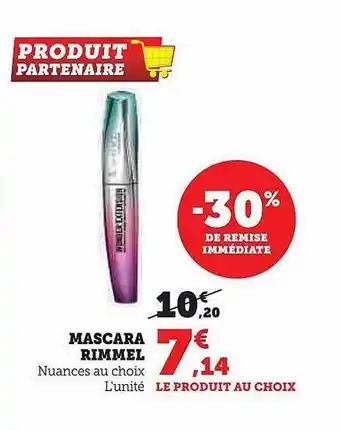 Hyper U Mascara rimmel offre
