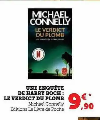 Hyper U Une enquête de harry boch : le verdict du plomb offre