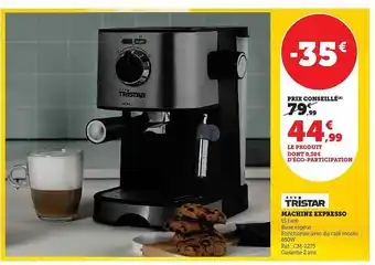 Machine expresso tristar