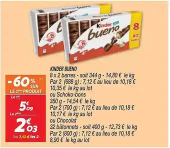 Netto Kinder bueno offre