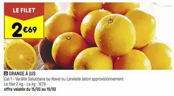 Orange à jus