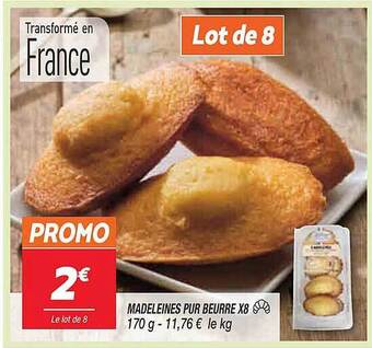 Netto Madeleines pur beurre x8 offre