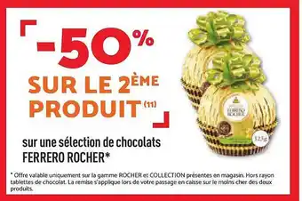 Netto Chocolats ferrero rocher offre