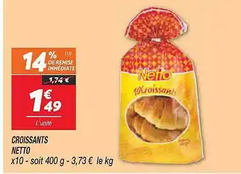 Croissants netto