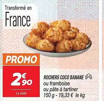 Netto Rochers coco banane offre