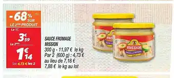 Netto Sauce fromage mission offre