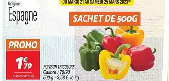 Netto Poivron tricolore offre