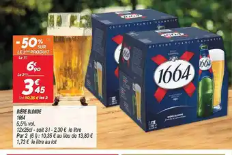 Bière blonde 1664
